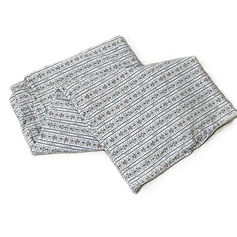 Lanz of Salsburg Classic Print Flannel Flat Sheet 98